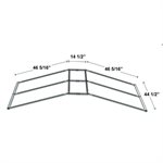 STRUCTURE TOIT COMPLETE DE BALANCOIRE SANS POTEAUX