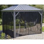 MOUSTIQUAIRE 10X14 POUR ABRI CORRIVEAU (ENS DE 4)