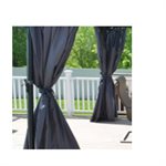 RIDEAUX 12X14  NOIR SAFEZONE POUR PLAZA