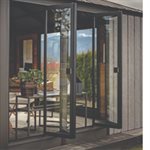 PANNEAU DE FENETRE PLIANTE DOUBLE EN VERRE